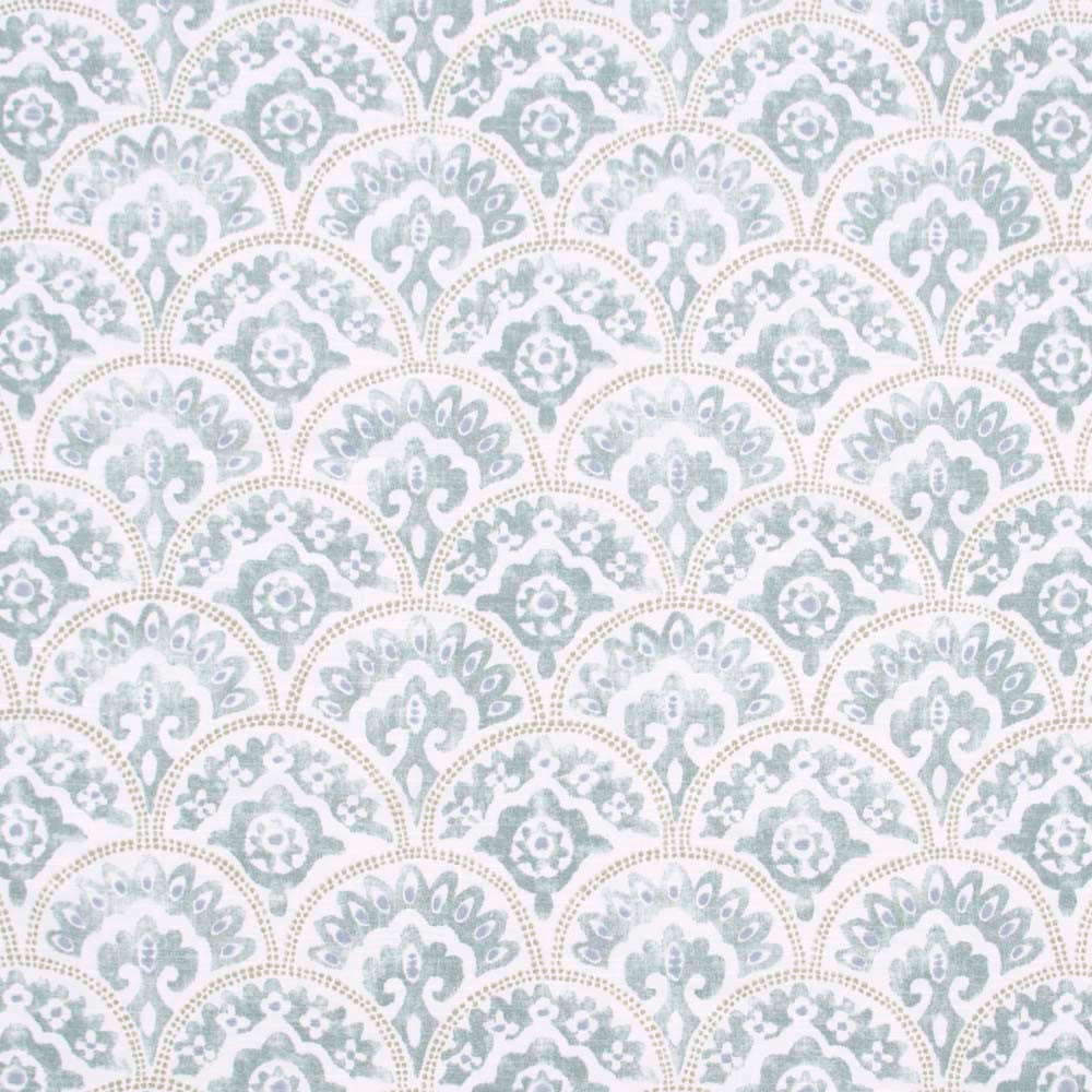 Under The Radar Celadon by Carole Designer Fabric Pink Jade 100% Cotton- SSR Pakistan 12,000 Wyzenbeek Double Rubs Horizontal: 13.5 and Vertical: 12.625 54 - Swanky Fabrics -