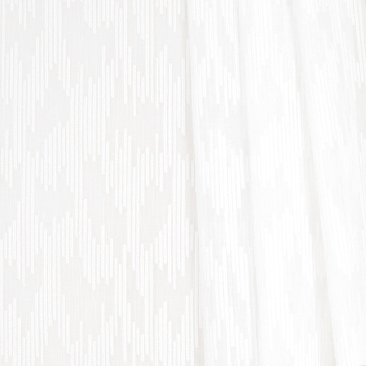 Buzz White by Carole Designer Fabric Sheer Marvel 100% Polyester TURKEY N/A Horizontal: 8625 and Vertical: 1475 118 - Swanky Fabrics -