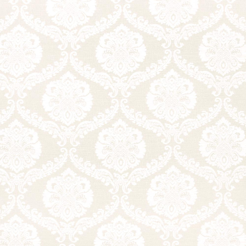 Misty Waters Champagne by Carole Designer Fabric Coconut Cream 60% Viscose, 40% Polyester China N/A Horizontal: 15375 and Vertical: 1375 56 - Swanky Fabrics -