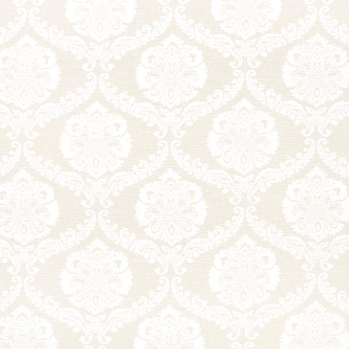 Misty Waters Champagne by Carole Designer Fabric Coconut Cream 60% Viscose, 40% Polyester China N/A Horizontal: 15375 and Vertical: 1375 56 - Swanky Fabrics -