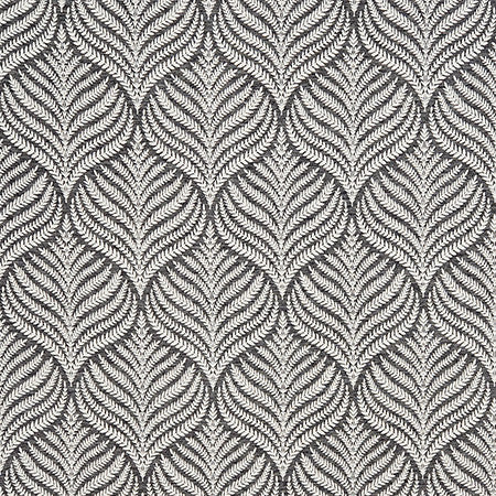 Longing Graphite by Carole Designer Fabric In The Details 48% Cotton, 46% Polyester, 6% Linen India 42,000 Wyzenbeek Double Rubs 11 5/8" V, 4 5/8" H HD 54" - Swanky Fabrics -