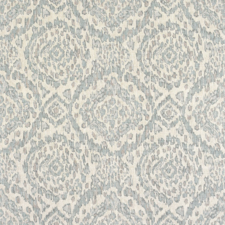 Popular Belief Flax by Carole Designer Fabric Jade 36% Polyester, 26% Cotton, 22% Viscose, 16% Linen China 13 1/2" V, 13 1/2" H 56" - Swanky Fabrics -
