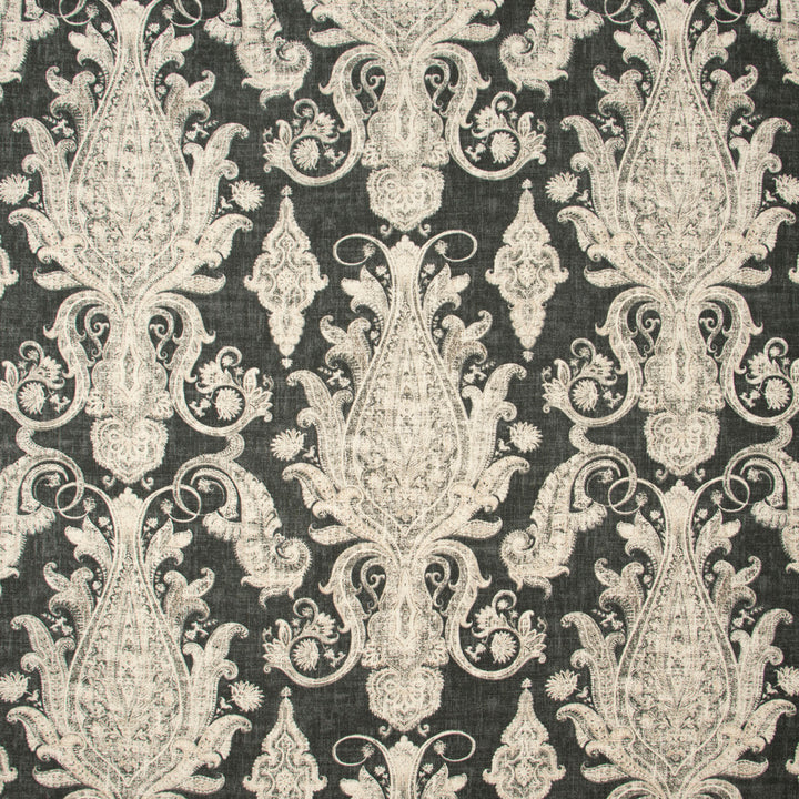 North Castle Peppercorn by Carole Designer Fabric Birch 55% Linen, 45% Rayon-SSR Printed In USA Passes 15,000 Double Rubs Wyzenbeek Horizontal: 27 and Vertical: 2525 54 - Swanky Fabrics -