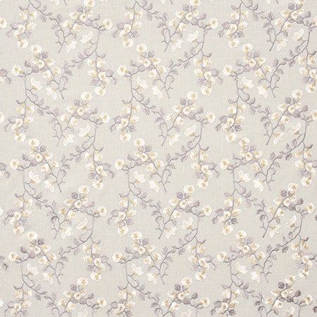 Chance For Us Linen by Carole Designer Fabric Moonstone 60% Cotton, 30% Polyester, 10% Linen India N/A 9 1/4" V, 10 5/8" H 51.5" - Swanky Fabrics -