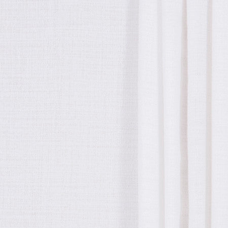 Porch Cafe Winter White by Carole Designer Fabric Sheer Intrigue 100% Polyester Turkey N/A None 60" - Swanky Fabrics -