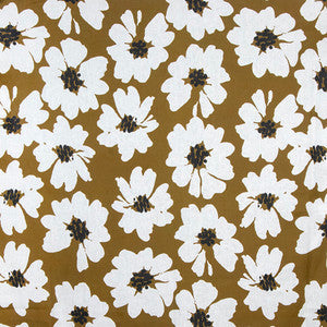 Daisy Field Burnished Bronze by Carole Designer Fabric