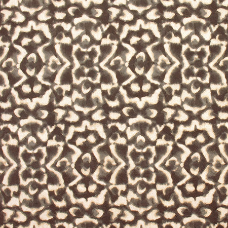 Wild At Heart Coffee by Carole Designer Fabric Prisma 96% Polyester, 4% Linen CHINA 12,000 Wyzenbeek Double Rubs 27" V, 25 1/4" H 54" - Swanky Fabrics -