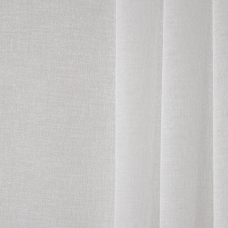 Relaxing Stroll White by Carole Designer Fabric Sheer Philosophy 100% Polyester Turkey None 118" - Swanky Fabrics -