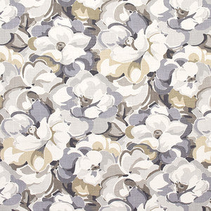 World Of Beauty Flax by Carole Designer Fabric