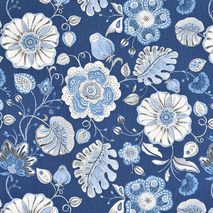 Art Of Being Navy by Carole Designer Fabric