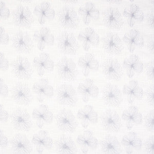 Into A Spiral Silver by Carole Designer Fabric
