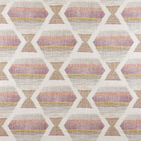 Vacation Bound Canyon by Carole Designer Fabric Well-Traveled 36% Polyester, 26% Cotton, 22% Viscose, 16% Linen China 30,000 Wyzenbeek Double Rubs 13 1/2" V, 13 1/2" H HD 56" - Swanky Fabrics -