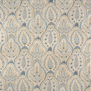 Friendly Face Indigo by Carole Designer Fabric