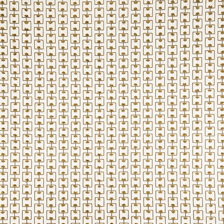 Breakthrough Ochre by Carole Designer Fabric Hidden Treasure Base: 52% Cotton, 48% Poly Embr: 79% Cotton, 21% Viscose India 2 3/8" V, 4 1/2" H 53" - Swanky Fabrics -