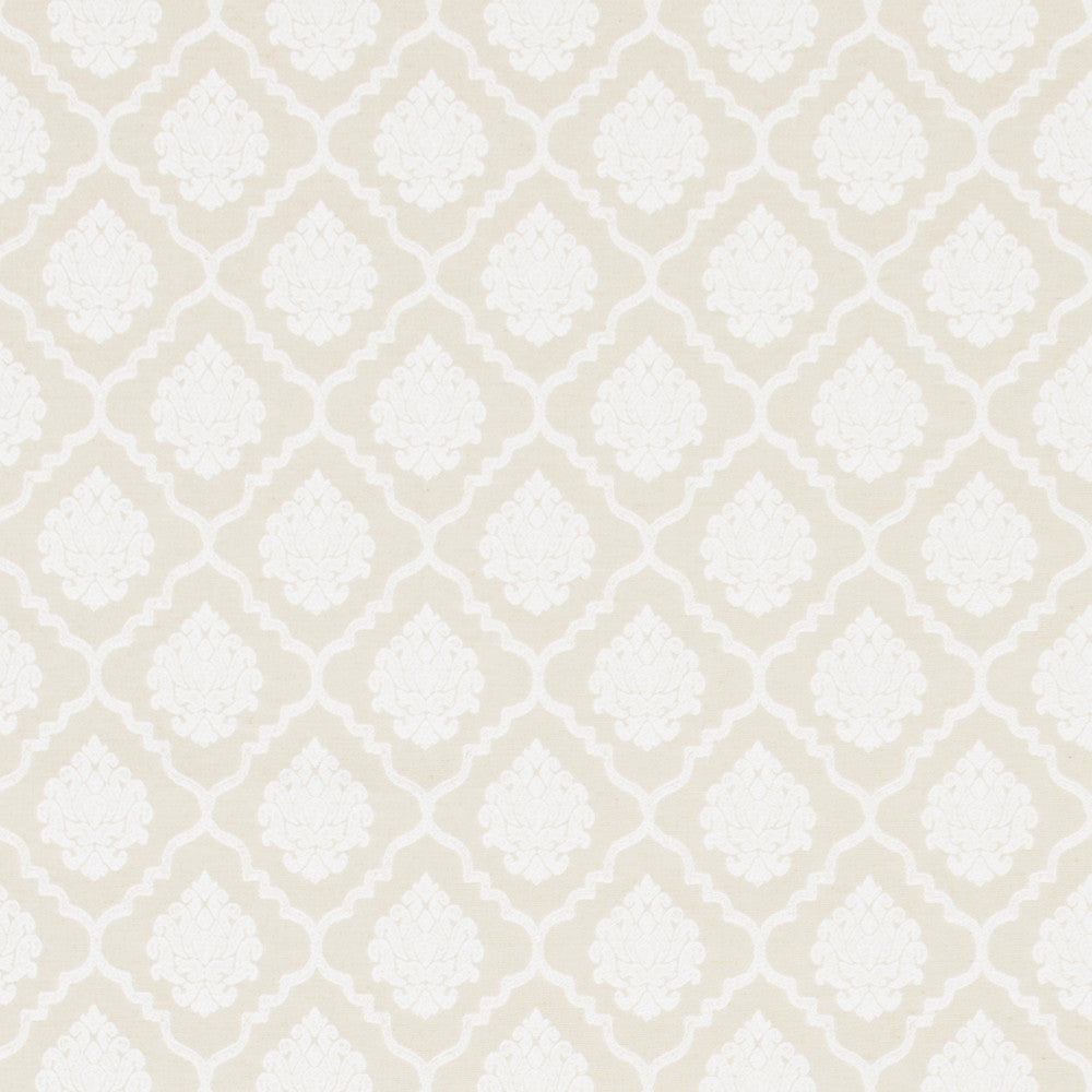 Family Crest Alabaster by Carole Designer Fabric Ash Oak 65% Polyester, 25% Cotton, 10% Acrylic Spain 21,000 Martindale Circular Rubs Horizontal: 3.5 and Vertical: 4.5 55 - Swanky Fabrics -