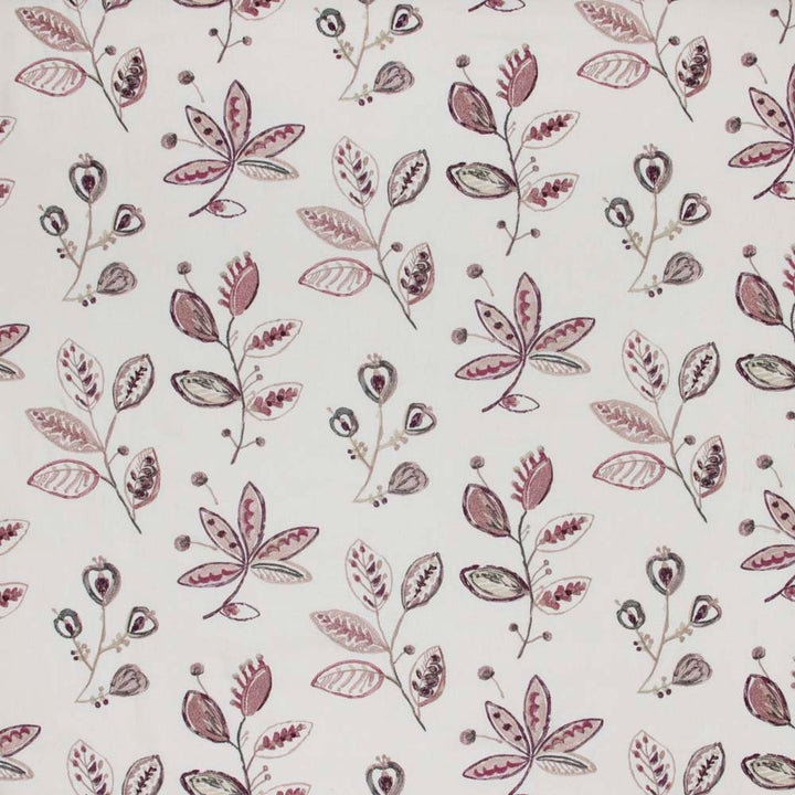Well Wishes Sangria by Carole Designer Fabric Mulberry Sangria 70% Polyester, 30% Linen India N/A Horizontal: 255 and Vertical: 18875 51 - Swanky Fabrics -