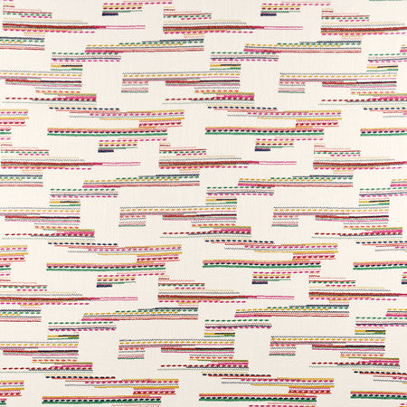 Dominguez Multi by Carole Designer Fabric Well-Traveled 36% Polyester, 26% Cotton, 22% Viscose, 16% Linen China 40,000 Wyzenbeek Double Rubs </p><p>Repeat: 13 1/4" V, 11 1/2" H 56" - Swanky Fabrics -