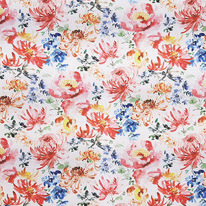 Flower Party Geranium by Carole Designer Fabric