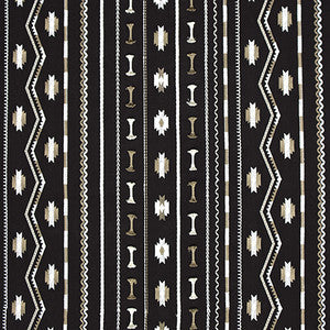 Put A Bow On It Noir by Carole Designer Fabric