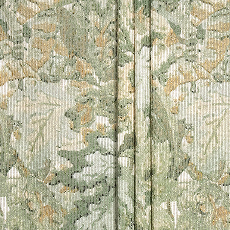 With The Wind Leaf by Carole Designer Fabric Sheer Impressions 74% Polyester, 19% Linen, 7% Viscose N/A 33 3/8" V, 49" H 119" - Swanky Fabrics -