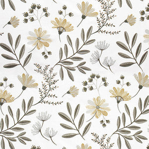 Time To Choose Pale Gold by Carole Designer Fabric