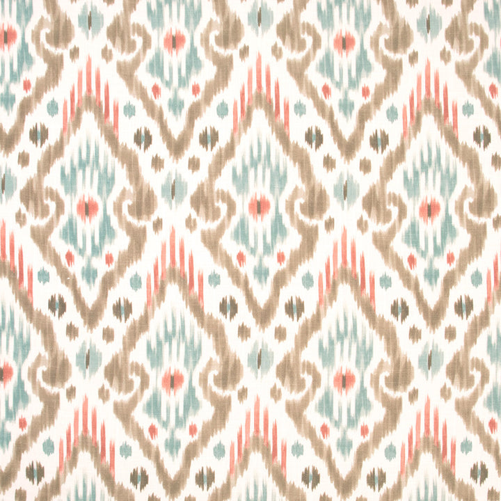 Trade Show Desert by Carole Designer Fabric Geranium 70% Viscose, 30% Linen Spain Passes 30,000 Double Rubs Wyzenbeek Horizontal: 135 and Vertical: 265 54 - Swanky Fabrics -