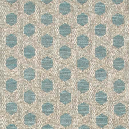 Lattice Wall Mineral by Carole Designer Fabric Wintermint 78% Polyester, 15% Acrylic, 7% Linen Turkey 20,000 Martindale Circular Rubs Horizontal: 4 3/4" and Vertical: 2 3/4" V 54" - Swanky Fabrics -