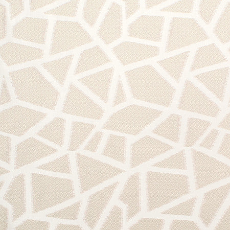 All Angles Bisque by Carole Designer Fabric Radiance 100% Polyester Turkey 18" V, 10" H 58" - Swanky Fabrics -