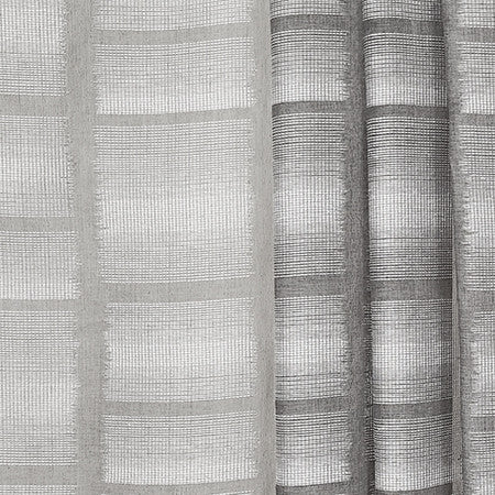 Drafted Graphite by Carole Designer Fabric Perfect Balance 94% Polyester, 6% Linen Turkey N/A 11 1/2" V, 11" H HD 58.5" - Swanky Fabrics -