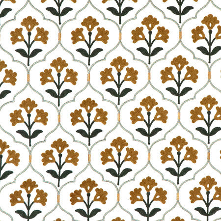<p>Kindred Sunshine by Carole Designer Fabric</p><p><strong>Required Minimum Quantity Purchase: 2 yards</strong></p><p>Book: Forget Me Knot</p><p>Content: Base: 100% Cotton Embr: 71.7% Cotton, 23.1% Acrylic, 5.2% Viscose</p><p>Origin: </p><p>Performance: N/A</p><p>Repeat: 7 1/2" V, 2 3/4" H HD</p><p>Width: 50*"</p>