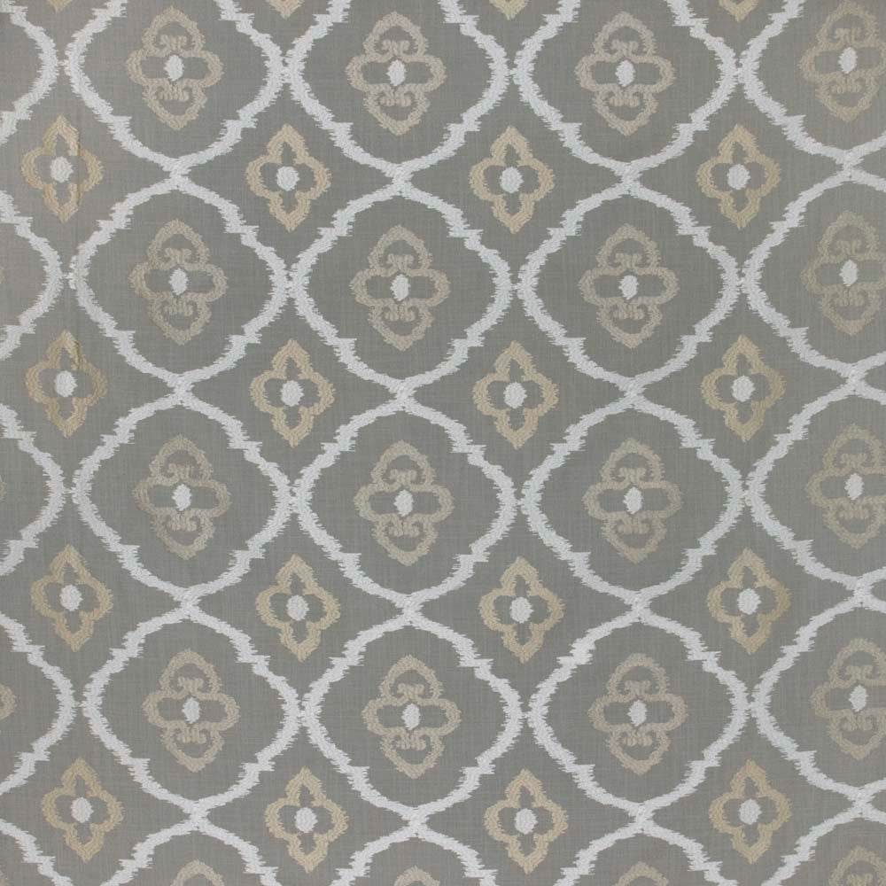 Say It Again Platinum by Carole Designer Fabric Weathered Neutrals 75% Viscose, 25% Linen India Passes 25,000 Double Rubs Wyzenbeek Horizontal: 105 and Vertical: 95 55 - Swanky Fabrics -