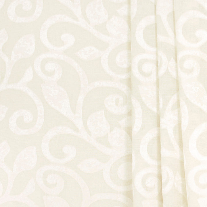 Scroll Away Parchment by Carole Designer Fabric Sheer Marvel 90% Polyester, 10% Linen CHINA N/A Horizontal: 1475 and Vertical: 20875 118 - Swanky Fabrics -