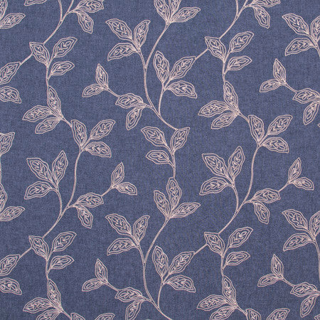 How We Dance Denim by Carole Designer Fabric Bluebird 76% Polyester, 18% Cotton, 6% Linen India N/A </p><p>Repeat: 18 1/2" V, 17 1/4" H 51" - Swanky Fabrics -