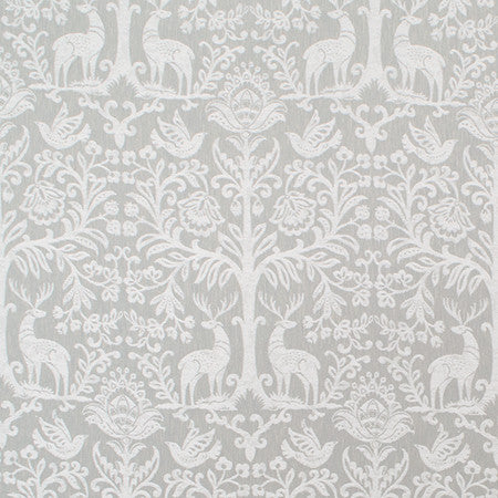 Deer Ridge Urban Grey by Carole Designer Fabric Moonstone 84% Polyester, 16% Cotton India 100,000 Wyzenbeek Double Rubs 32 1/4" V, 13 1/4" H 54.5" - Swanky Fabrics -