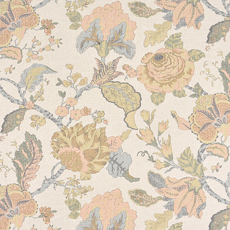Comfort Zone Cashmere by Carole Designer Fabric Harvest 70% Cotton, 30% Linen-Light Latex Backing China 15,000 Wyzenbeek Double Rubs 24 5/8" V, 27" H HD 54" - Swanky Fabrics -