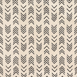 The Right Trail Black by Carole Designer Fabric