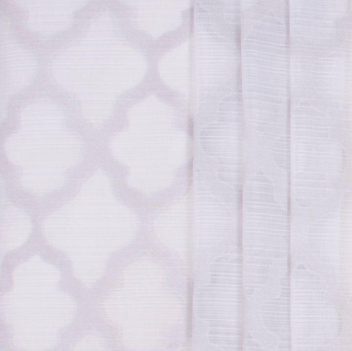 Framed Out Ash by Carole Designer Fabric Sheer Marvel 100% Polyester TURKEY N/A Horizontal: 5125 and Vertical: 7625 118 - Swanky Fabrics -