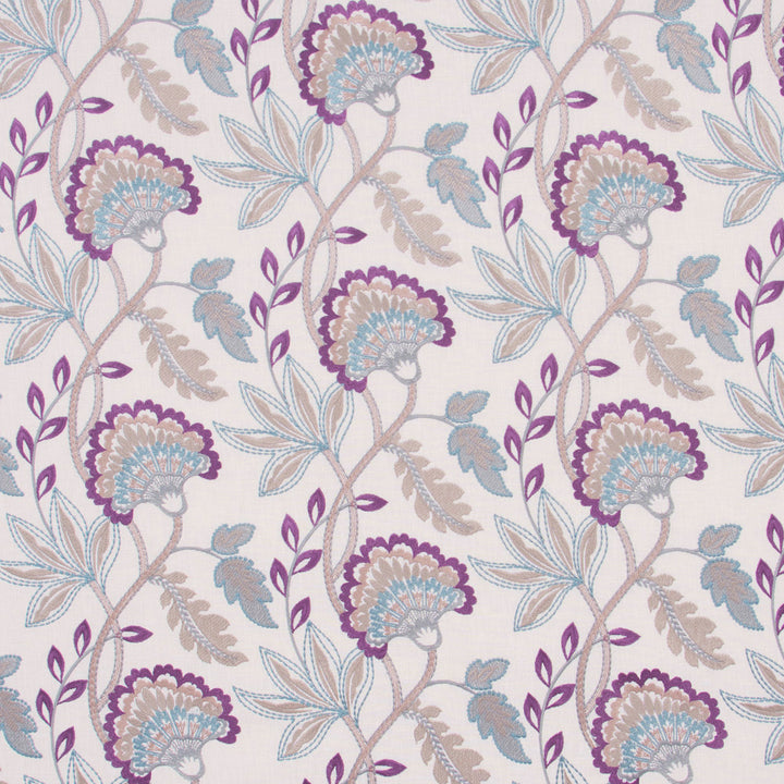 Your Heart Plum by Carole Designer Fabric Azalea 73% Polyester, 27% Cotton India Passes 40,000 Double Rubs Wyzenbeek Horizontal: 17 and Vertical: 9 51 - Swanky Fabrics -