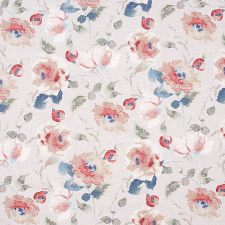 This Is Now Antique Rose by Carole Designer Fabric Azalea 100% Cotton S Korea Passes 15,000 Double Rubs Wyzenbeek Horizontal: 27" and Vertical: 26 1/2" V 54" - Swanky Fabrics -