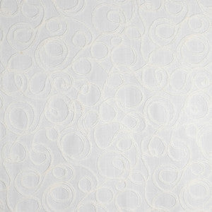 Lost And Found White by Carole Designer Fabric