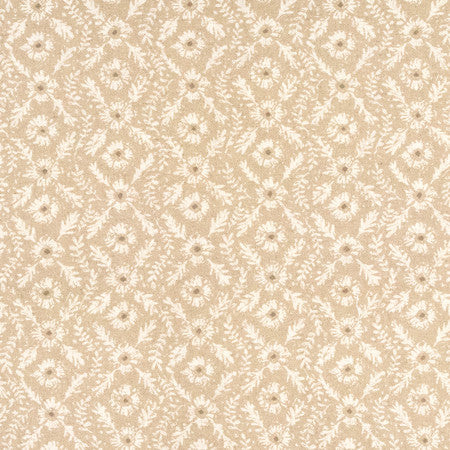Nature Reserve Sand by Carole Designer Fabric Earthbound 85% Cotton, 15% Linen 45,000 Martindale Circular Rubs 9" V, 4 1/8" H 54" - Swanky Fabrics -