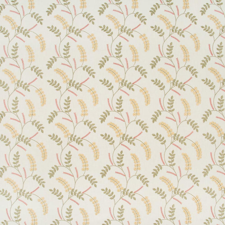Promises Promises Meadow by Carole Designer Fabric Coconut Cream 52% Cotton, 48% Polyester India Passes 30,000 Double Rubs Wyzenbeek Horizontal: 8625 and Vertical: 9125 52 - Swanky Fabrics -