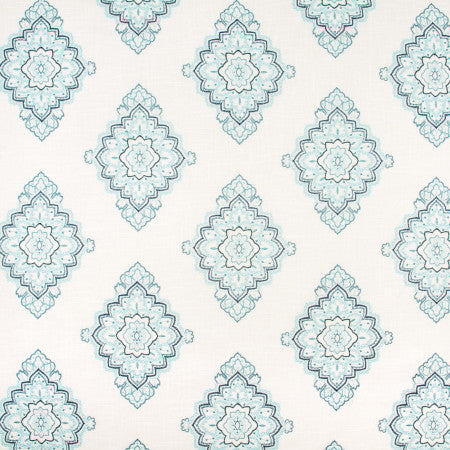 My Alibi Peacock by Carole Designer Fabric VIBRANCE 55% Linen, 45% Rayon China Passes 30,000 Double Rubs Wyzenbeek Horizontal: 17 3/4" and Vertical: 15 1/2" 53" - Swanky Fabrics -