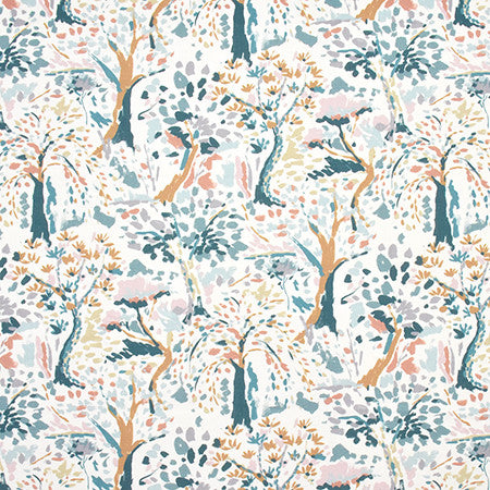 Weekend Getaway Dusk by Carole Designer Fabric Prisma 100% Cotton INDIA 25 1/4" V, 13 1/2" H HD 54" - Swanky Fabrics -