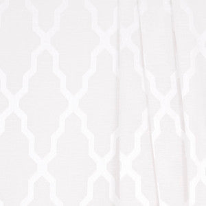 In The Path White by Carole Designer Fabric