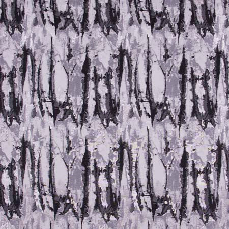 Artistic License Carbon by Carole Designer Fabric Modern Edge 100% Polyester China 60,000 Wyzenbeek Double Rubs Horizontal: 15" and Vertical: 14" V 56" - Swanky Fabrics -