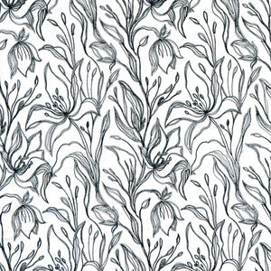 Melody Raven by Carole Designer Fabric