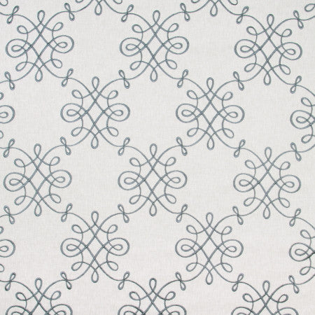 State Of Grace Dusk Blue by Carole Designer Fabric DESERT WANDERER 60% Polyester, 30% Cotton, 10% Linen India N/A </p><p>Repeat: 15 3/4" V, 13" H 50" - Swanky Fabrics -