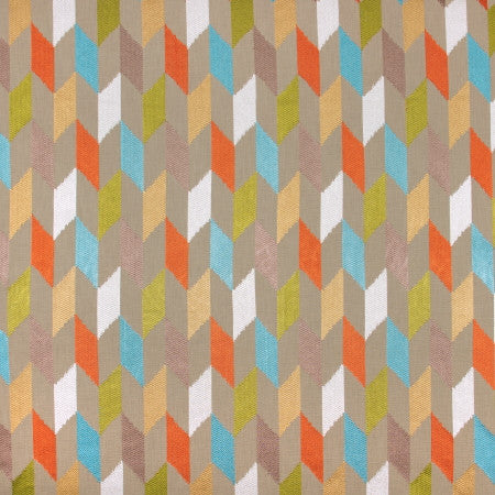 Talking Points Fiesta by Carole Designer Fabric VIBRANCE 100% Cotton India N/A </p><p>Repeat: 15 3/8" V, 10 1/4" H 52" - Swanky Fabrics -