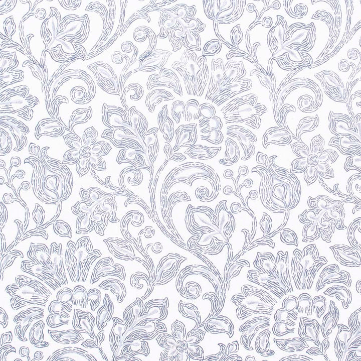 Few Words Denim by Carole Designer Fabric Red Sea 100% Cotton India N/A Horizontal: 14.5 and Vertical: 24.5 54 - Swanky Fabrics -